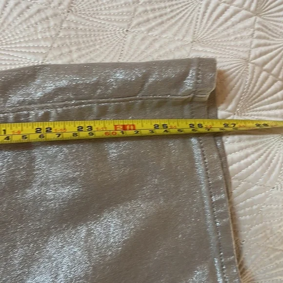 Sparkly Lands’ End high rise slim ankle jeans - Picture 6 of 13